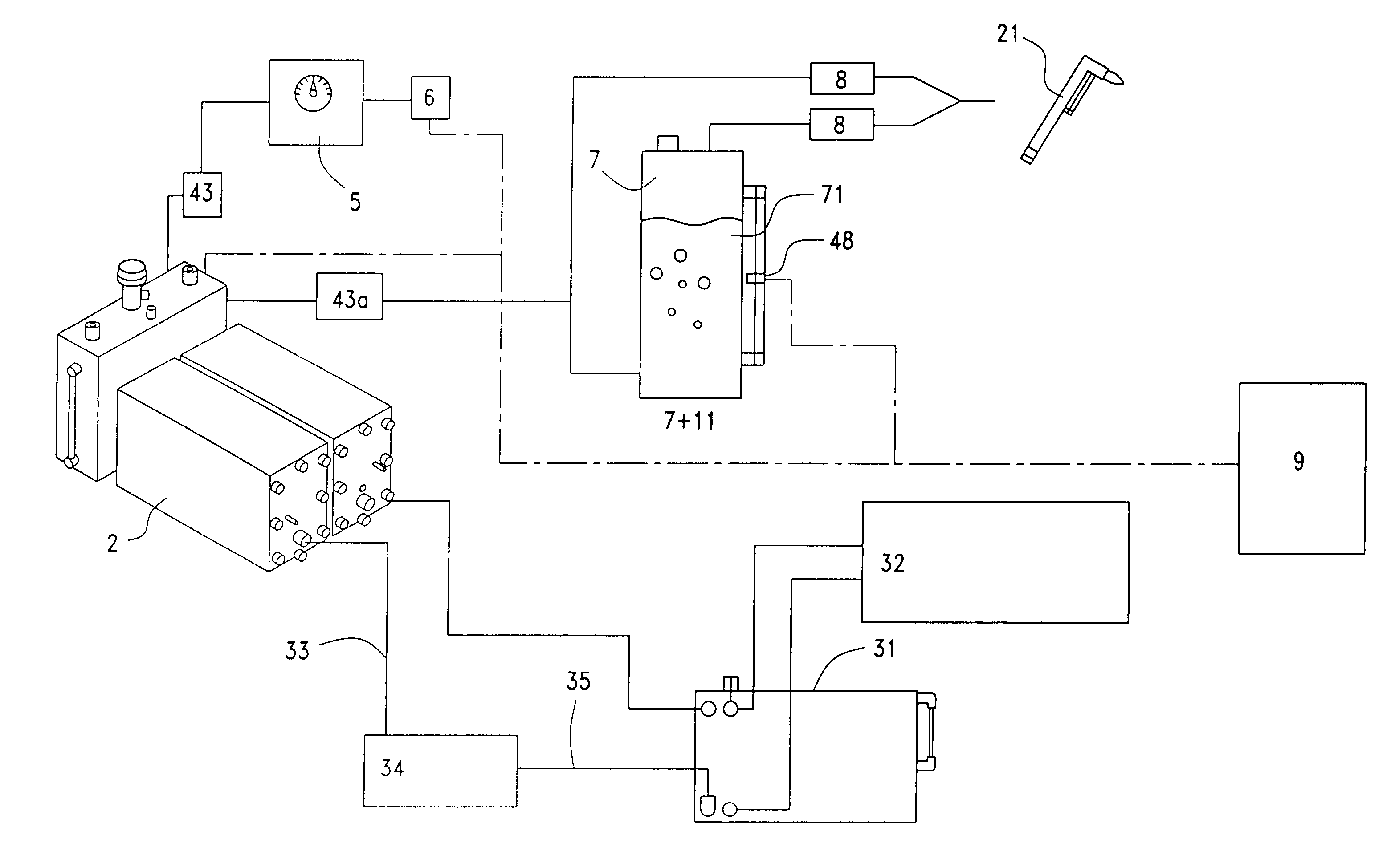 Hydrogen/oxygen generating system with temperature control