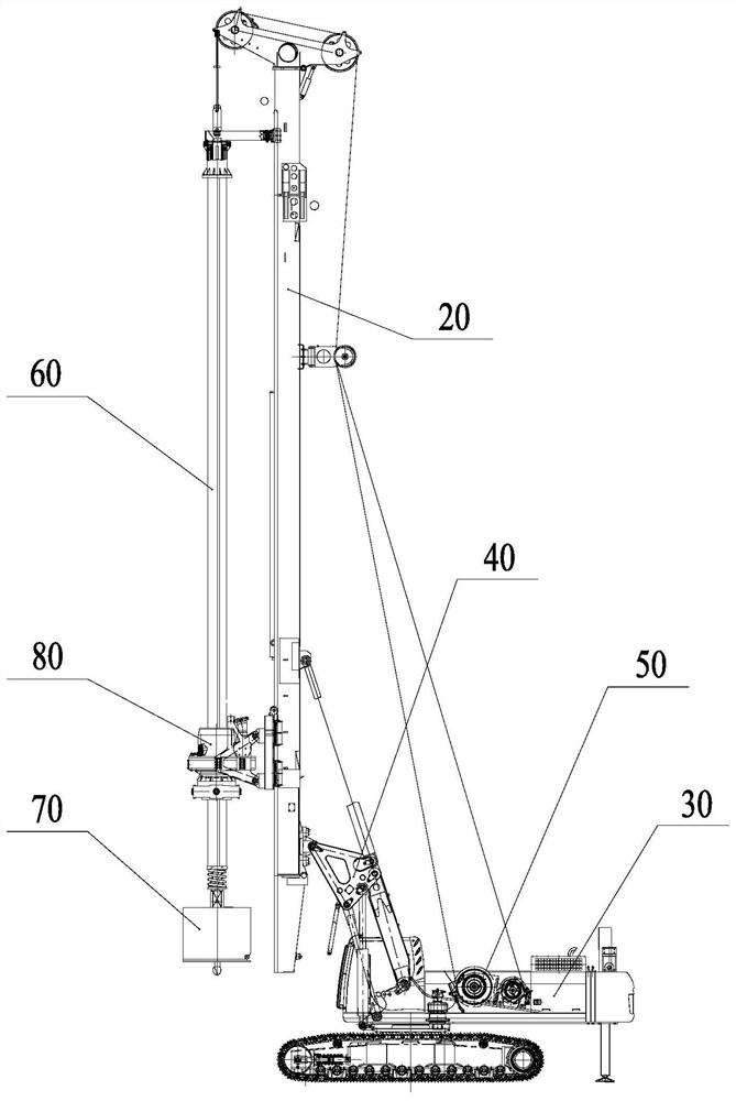 Mast, rotary drilling rig, bulkhead for mast, and mast manufacturing method