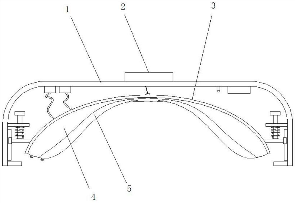 Postoperative anti-pressure protective nursing device for hepatobiliary surgery