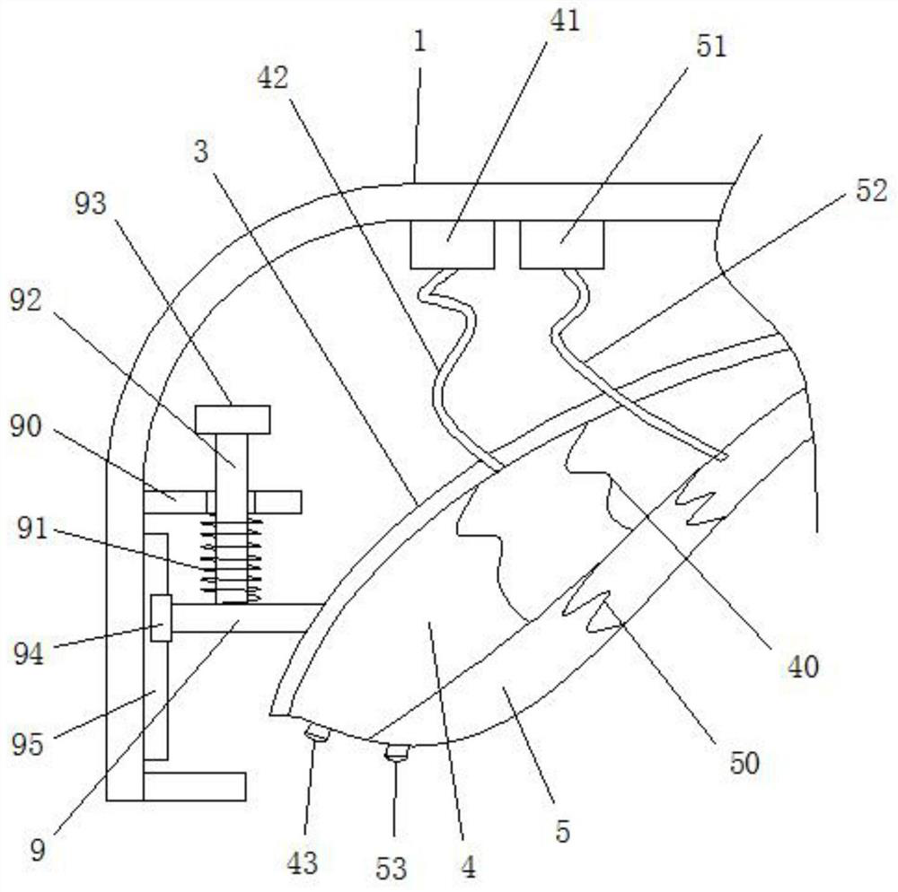 Postoperative anti-pressure protective nursing device for hepatobiliary surgery