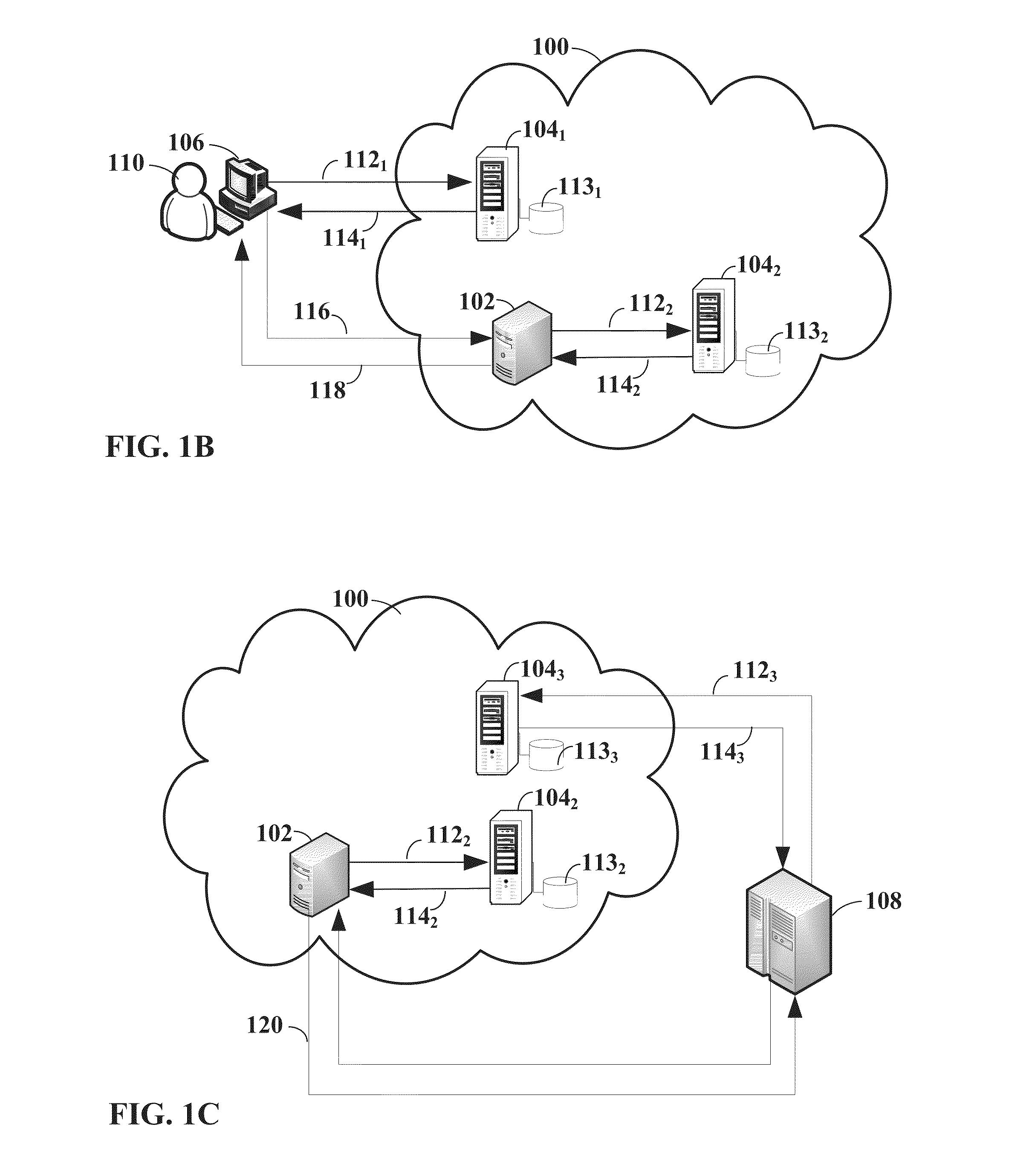 Distributed computer systems with time-dependent credentials