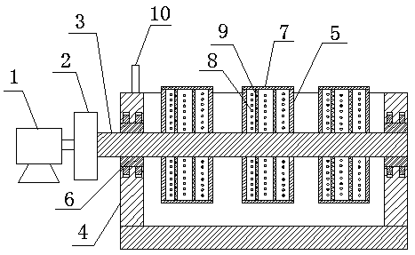 A kind of sofa board anti-mildew soaking device