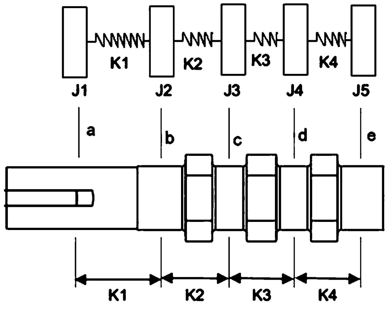 Experimental and analytical method for shaft system vibration of reciprocating equipment