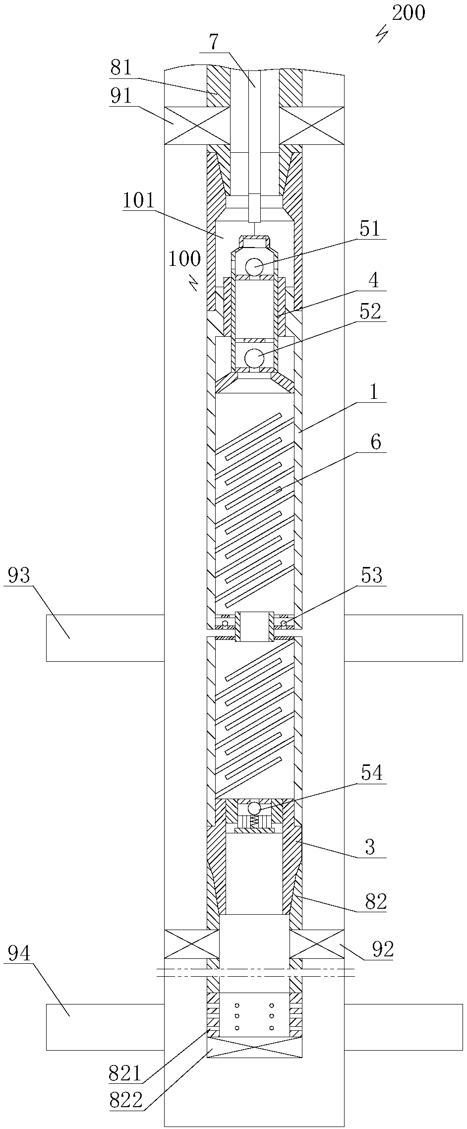 Super-hydrophobic downhole oil-water separator and its injection-production string in the same well