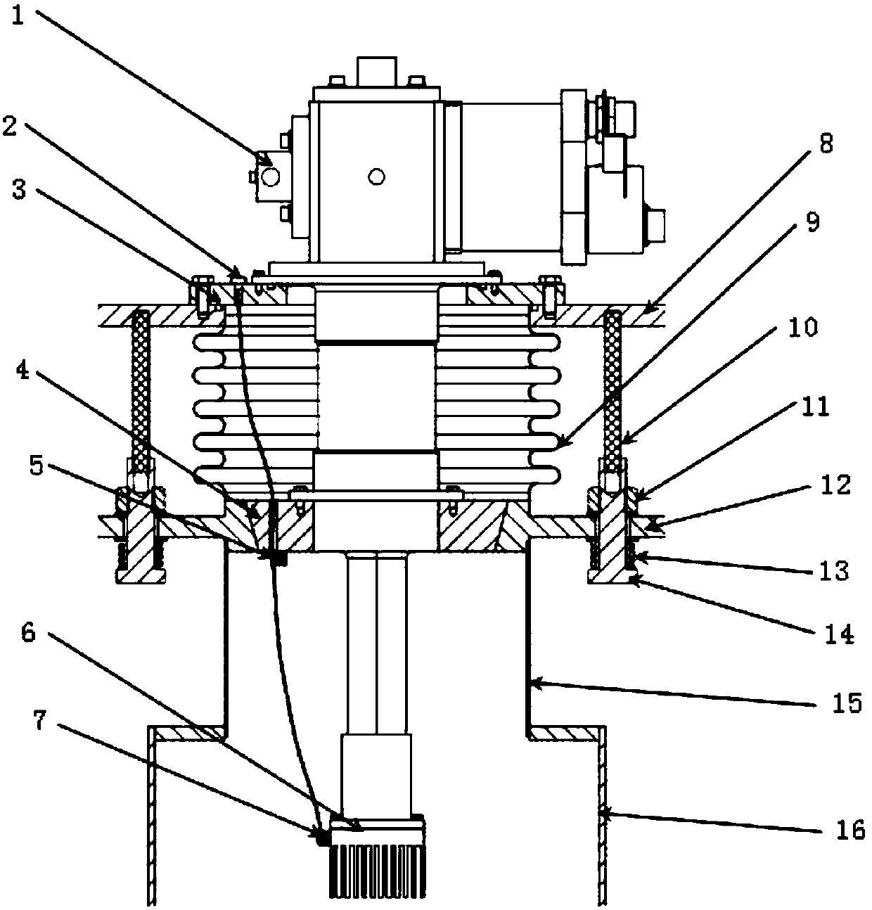 Independent detachable type mechanism for refrigerator mounting