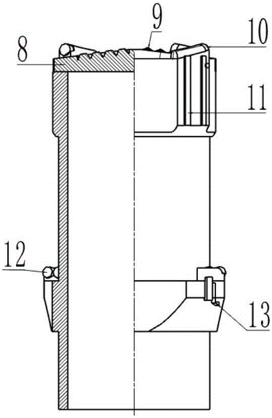 Underground coal mine sleeve chambering and screen pipe lowering device and construction method