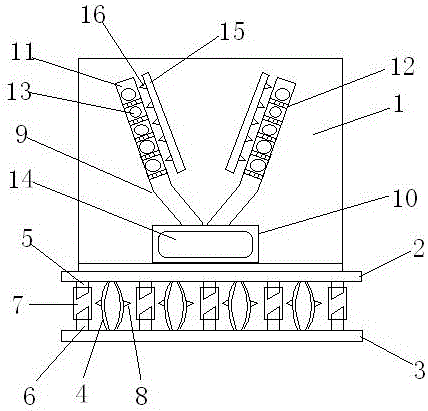 Shock absorbing, balancing and anti-collision flying device for high-altitude flight and transportation