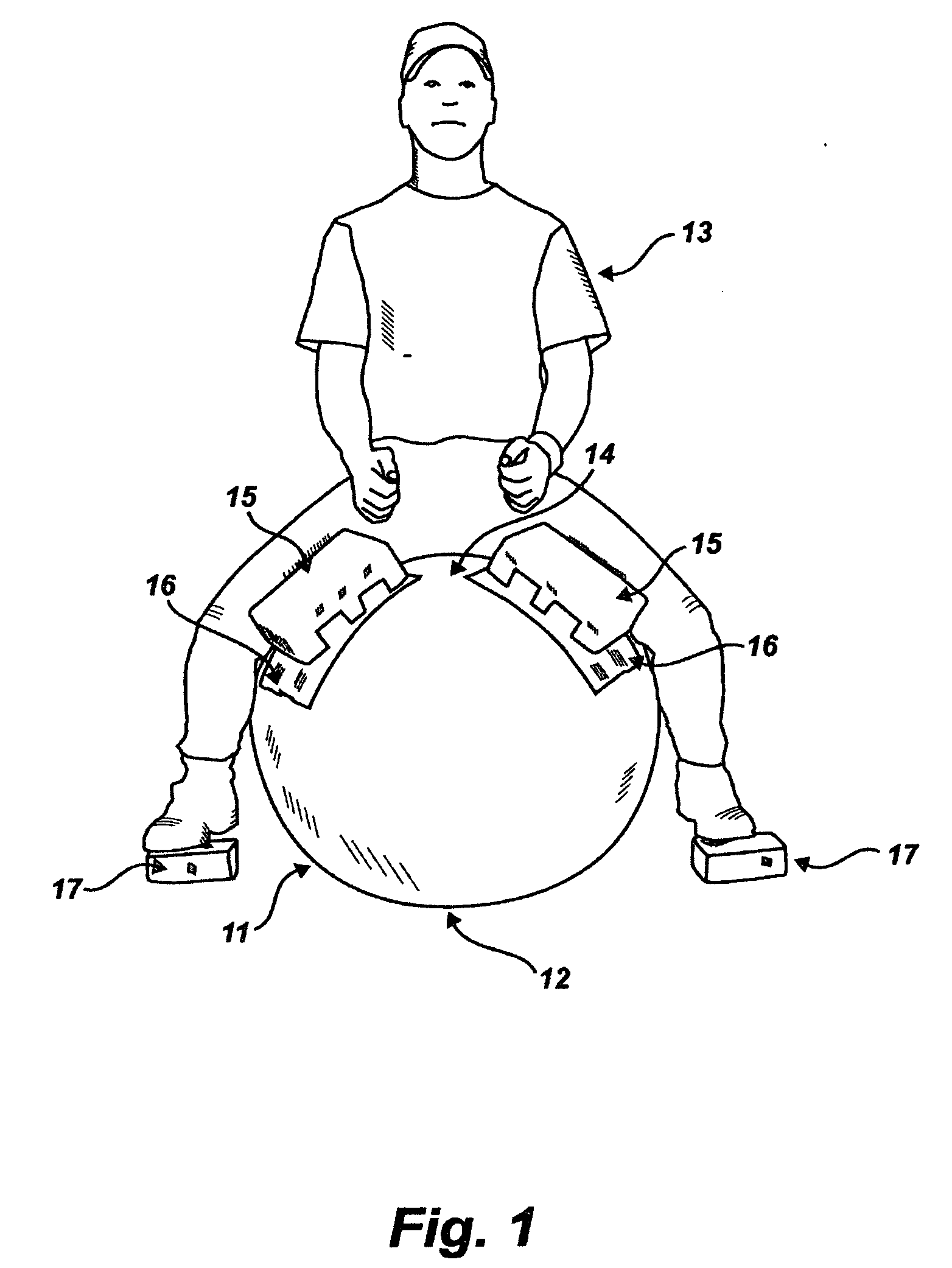 Dressage flexion and extension training device and method
