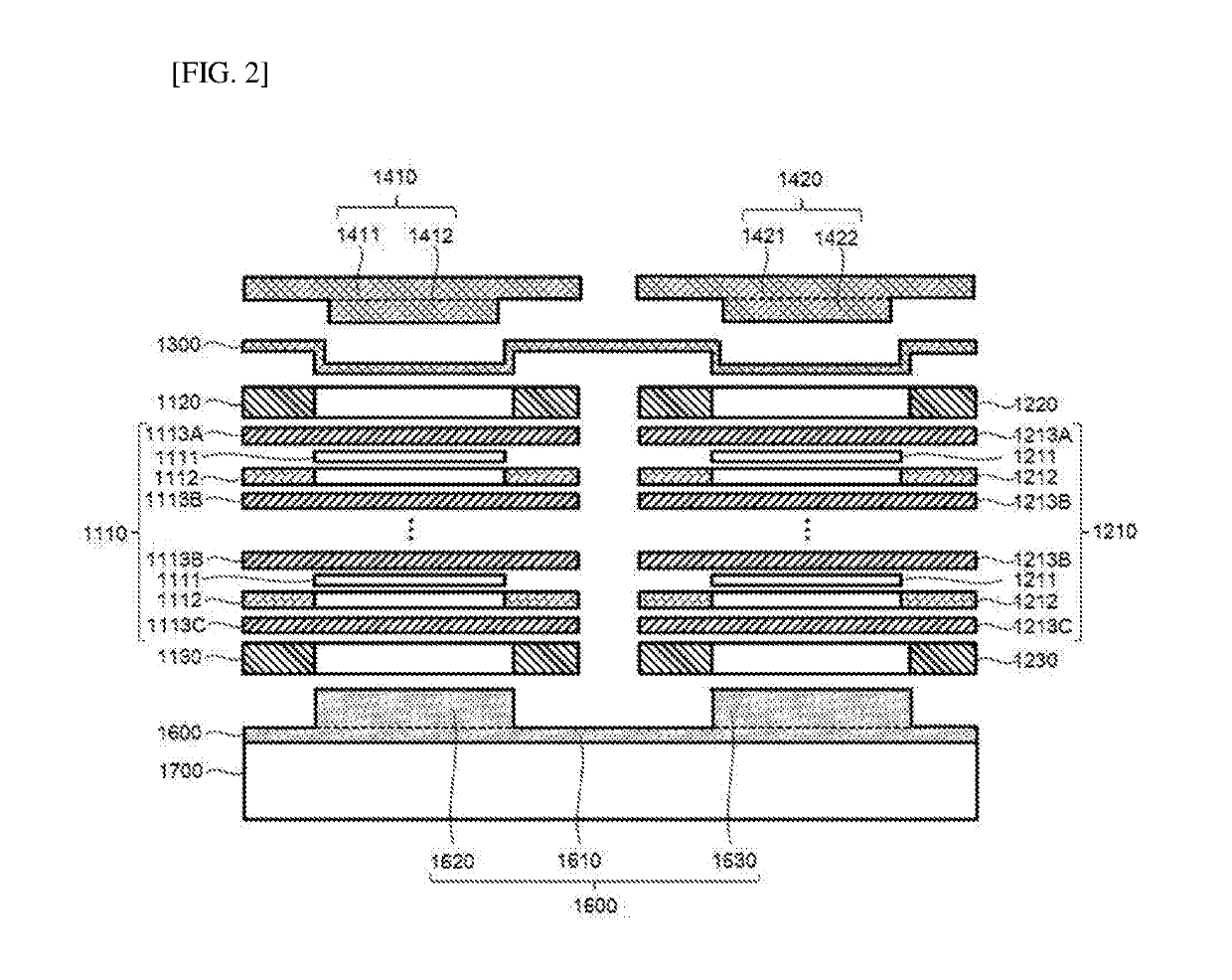 Fuel cell stack structure