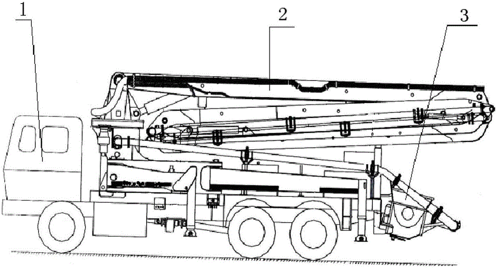 Safety device for tail end hose of pump truck