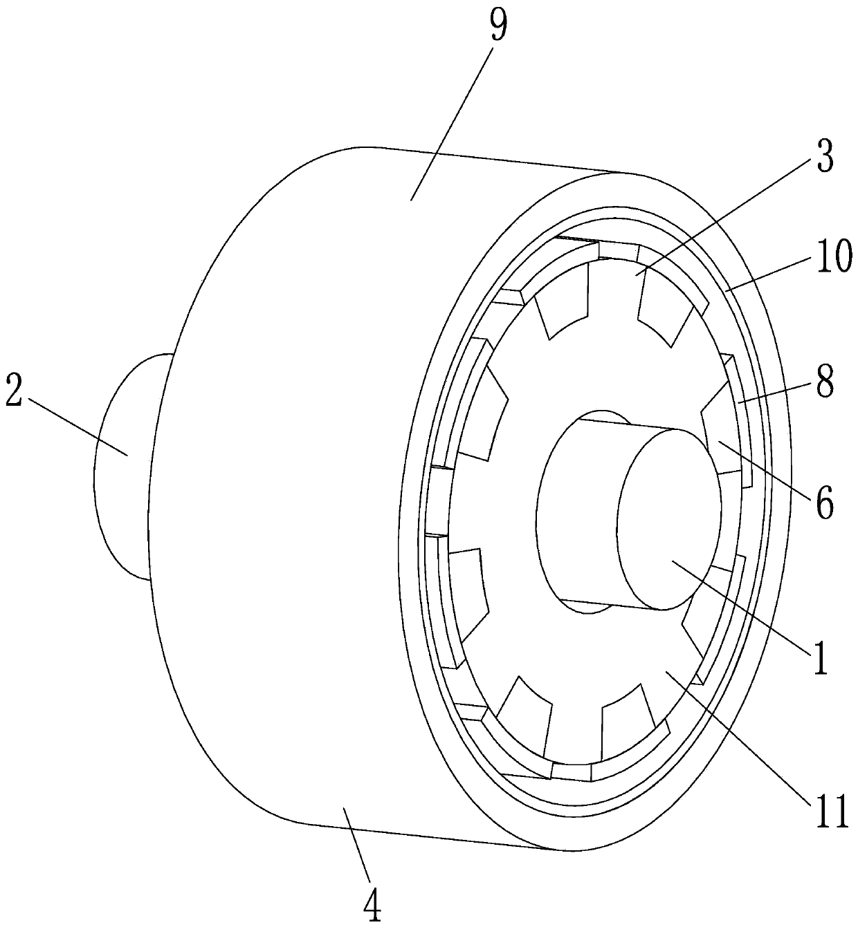 Permanent magnet clutch and assembling method thereof