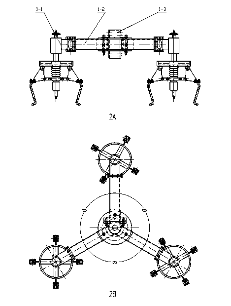 Multi-station tyre gripper rotating device of tyre spraying coater and a rotating manner thereof