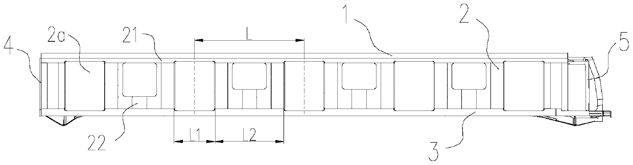Modularized railway vehicle body