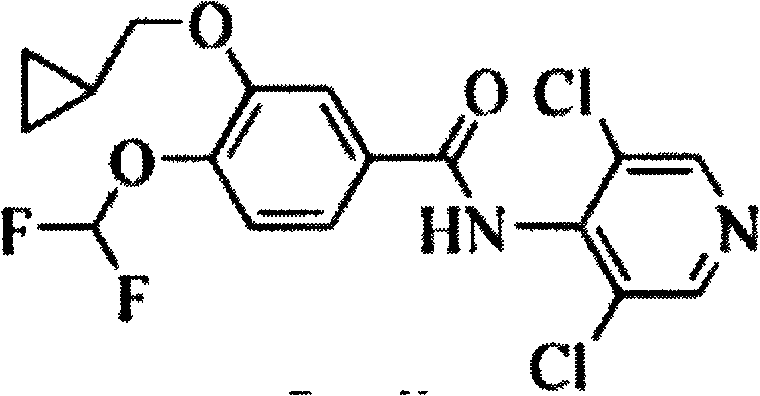 Bambuterol hydrochloride and roflumilast compound preparation and its preparation method