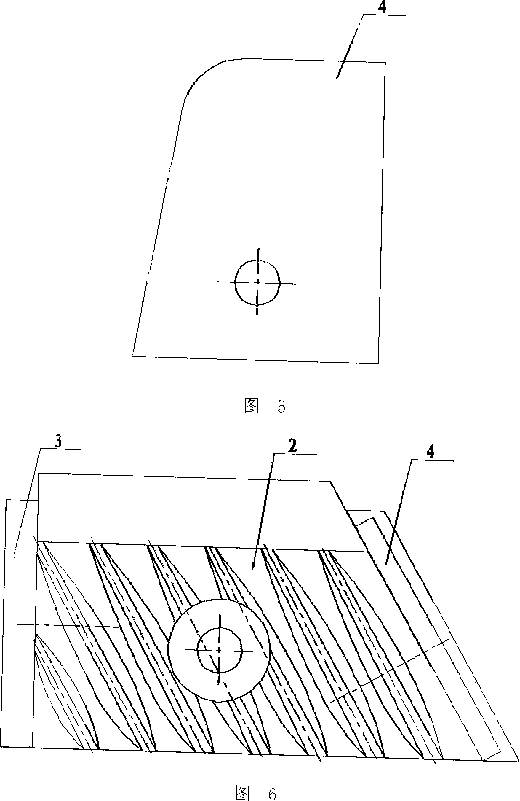 Axial flow threshing separation facility in tangential feeding type