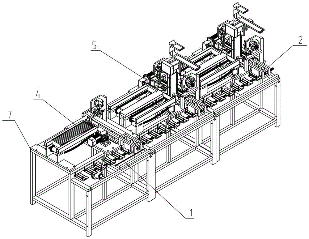A stacking mechanism of a battery pack sheet stacking machine