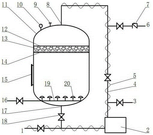 Polymeric ferric sulfate reaction device