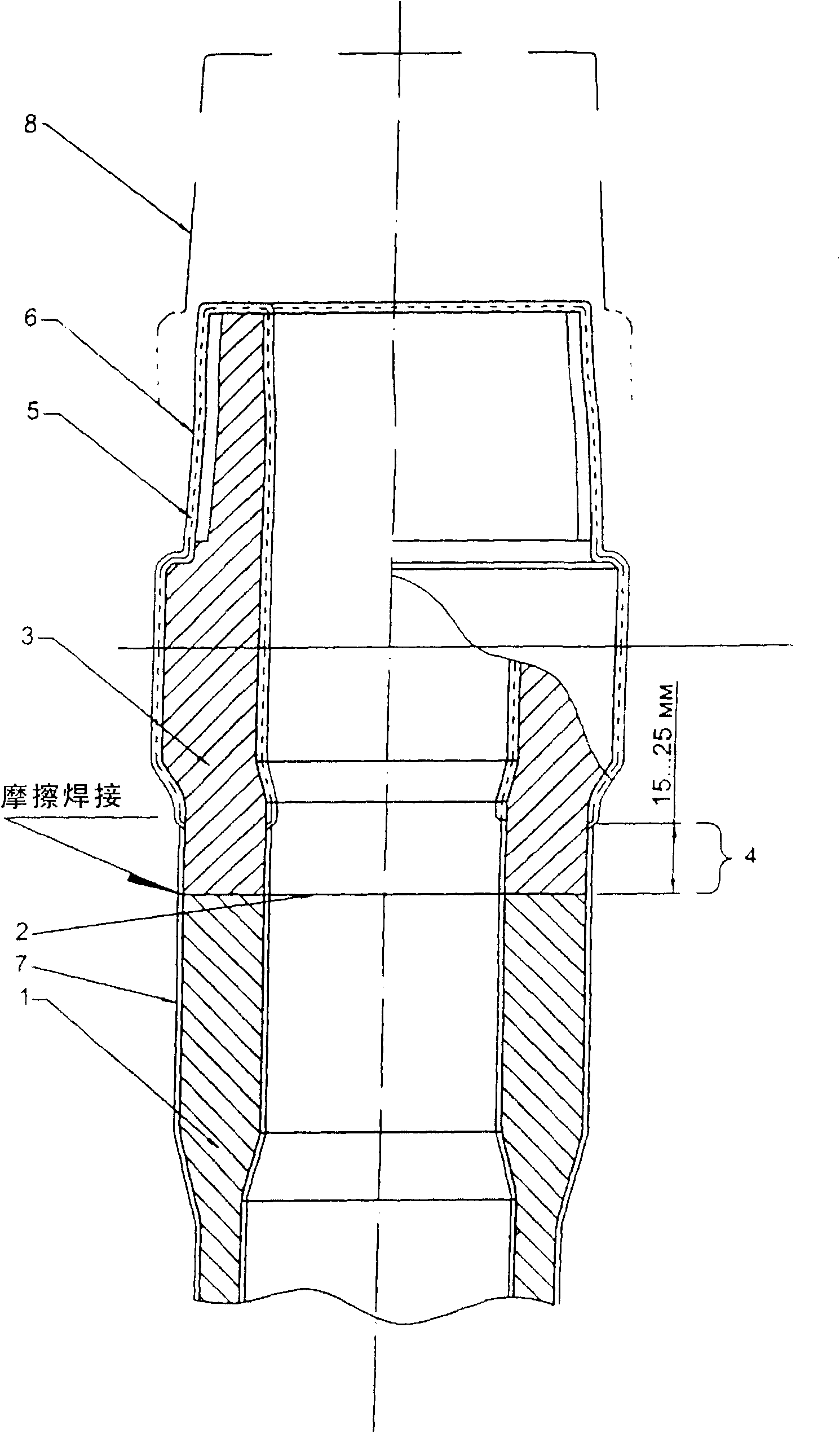 Drill pipe with tool joints