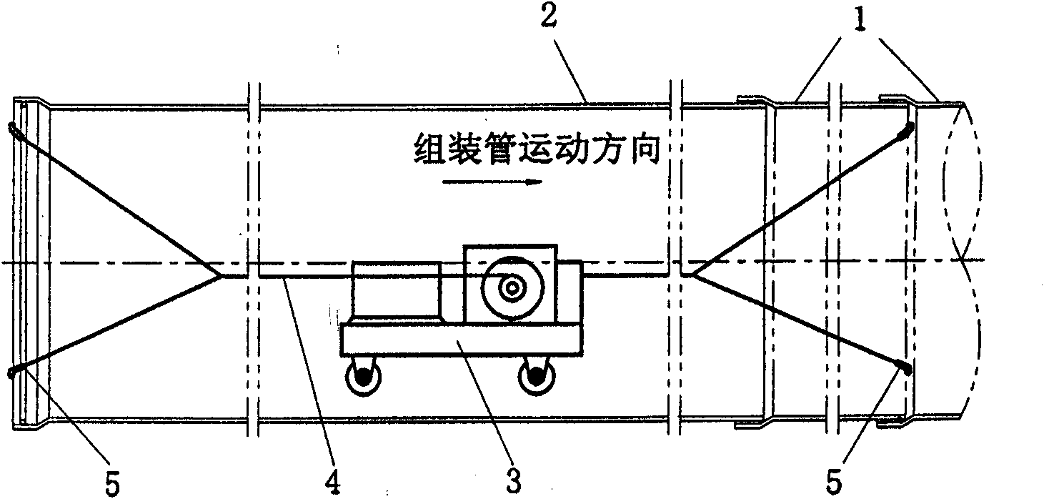 Large diameter pipeline winter construction equipment and method thereof
