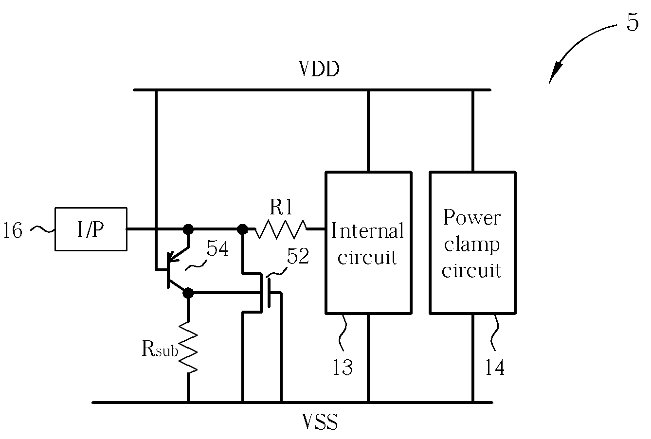 Integrated circuit with an electrostatic discharge protection circuit