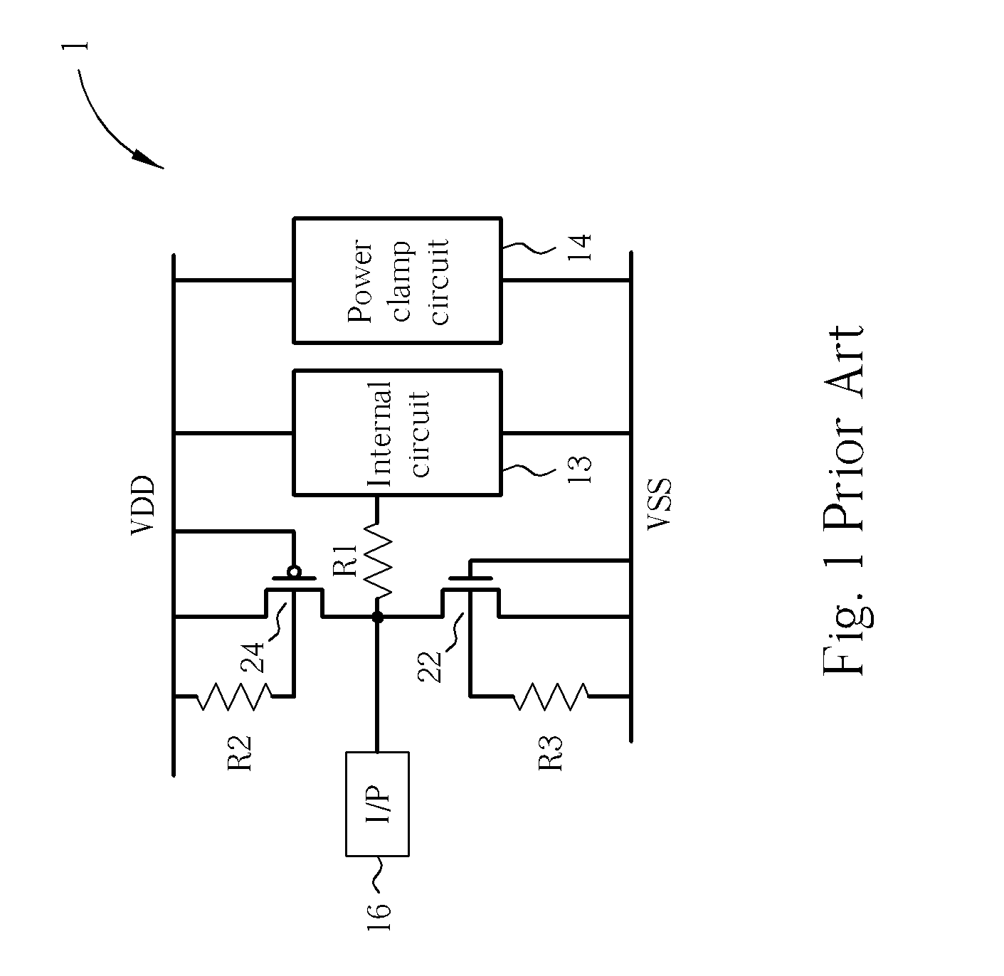 Integrated circuit with an electrostatic discharge protection circuit