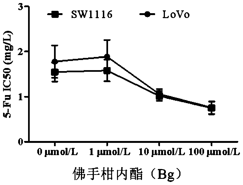 Application of bergapten in preparation of drugs for treating colorectal cancer