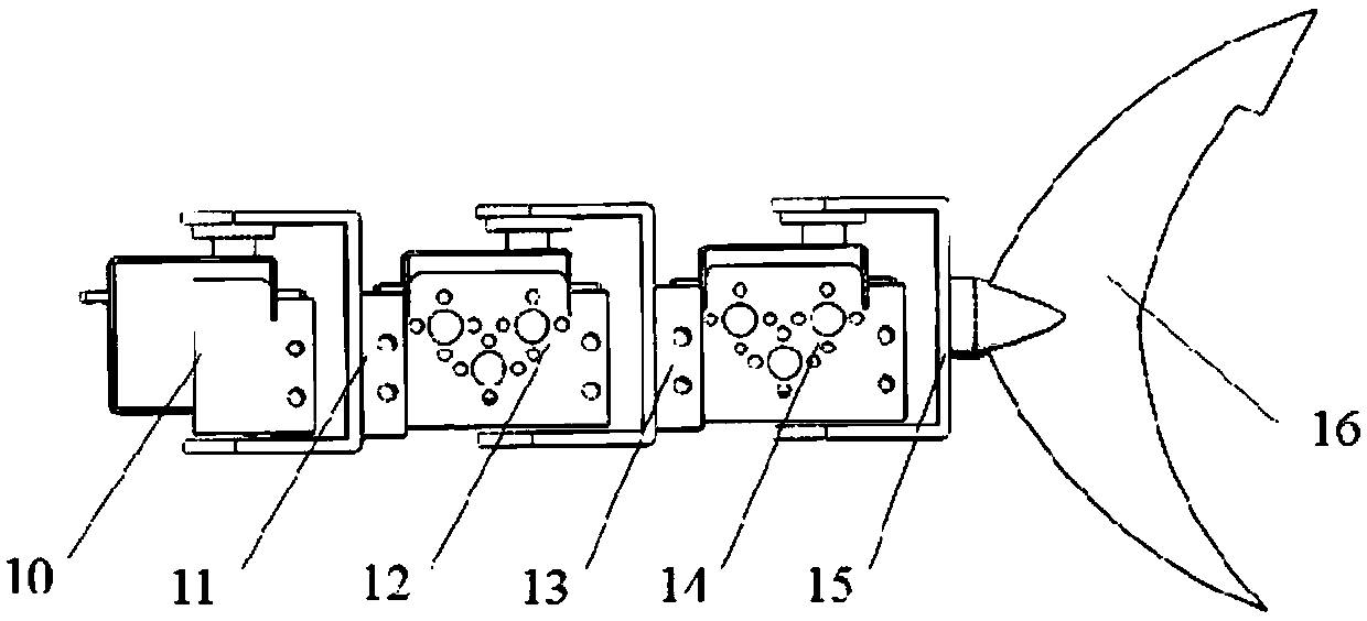 Injection pump and steering engine hybrid-driven underwater robot