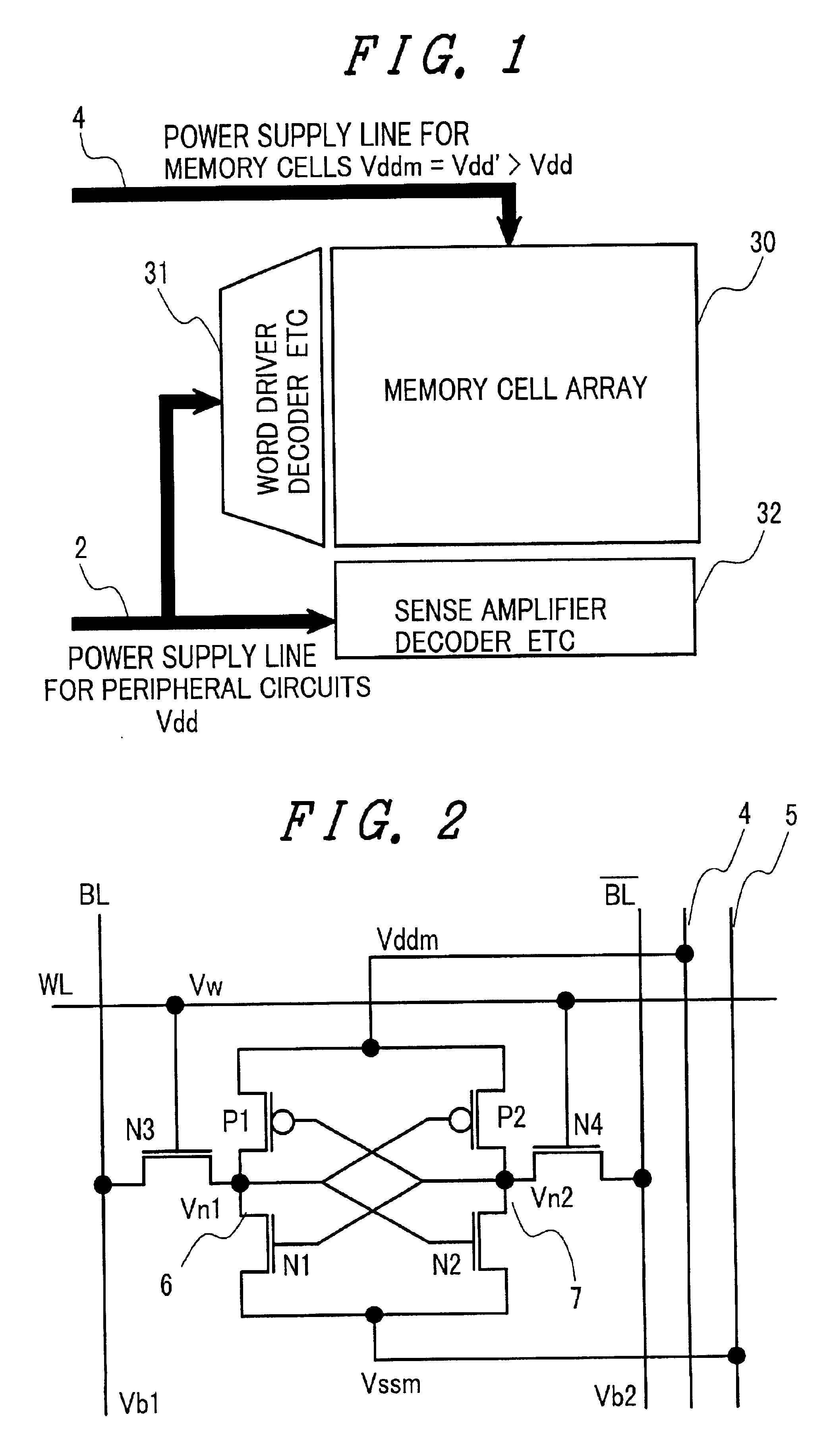 Semiconductor memory device with memory cells operated by boosted voltage
