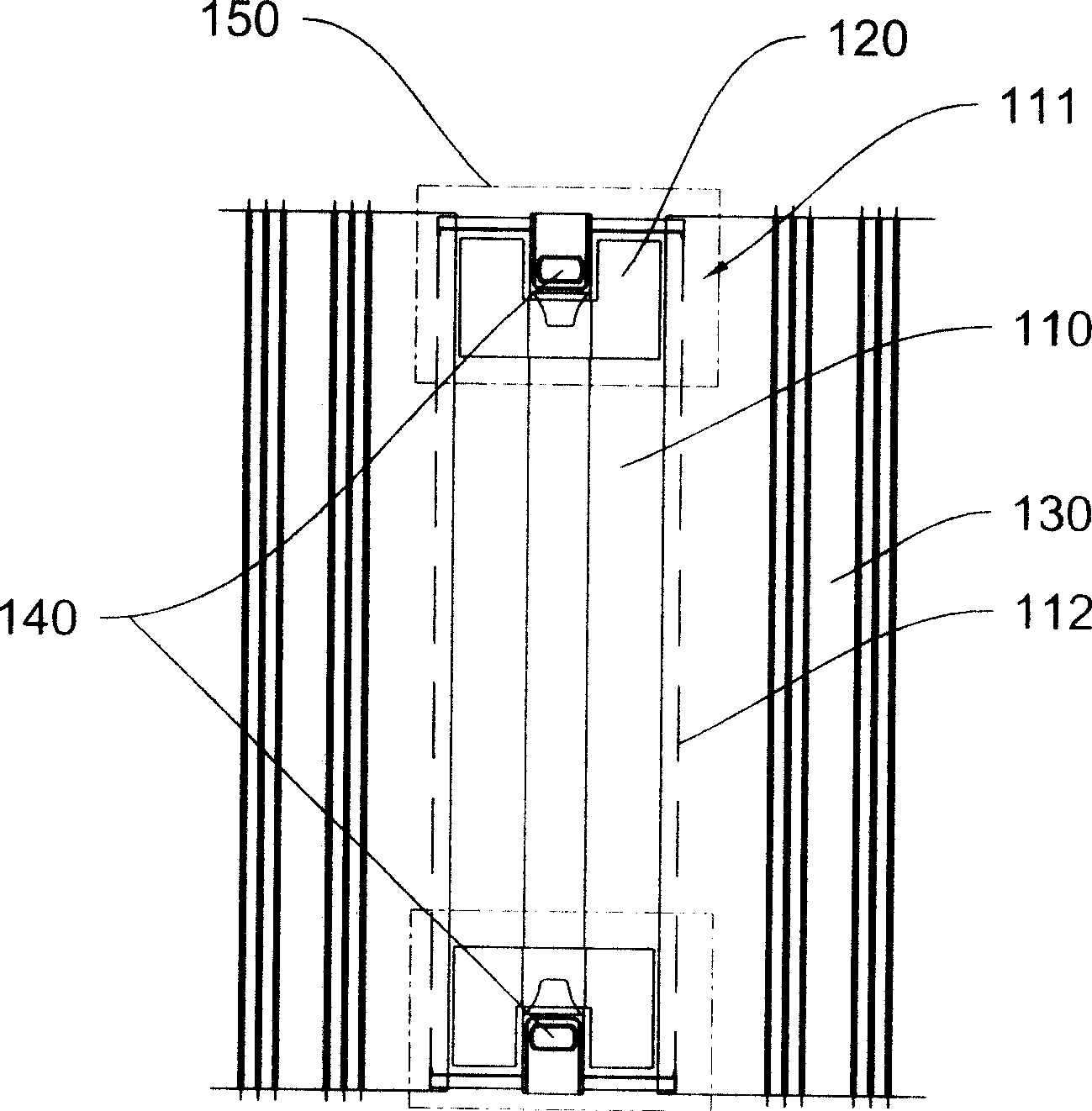 Container lintel plate structure and container with the lintel plate structure