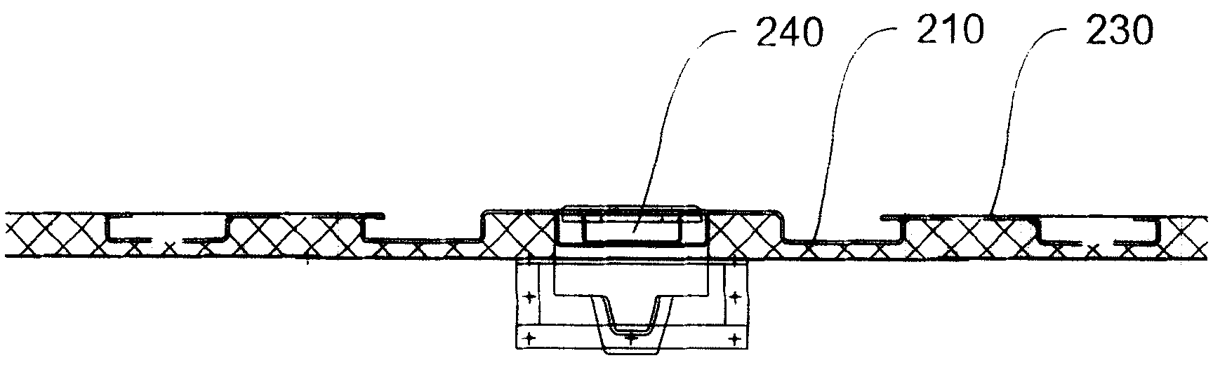 Container lintel plate structure and container with the lintel plate structure