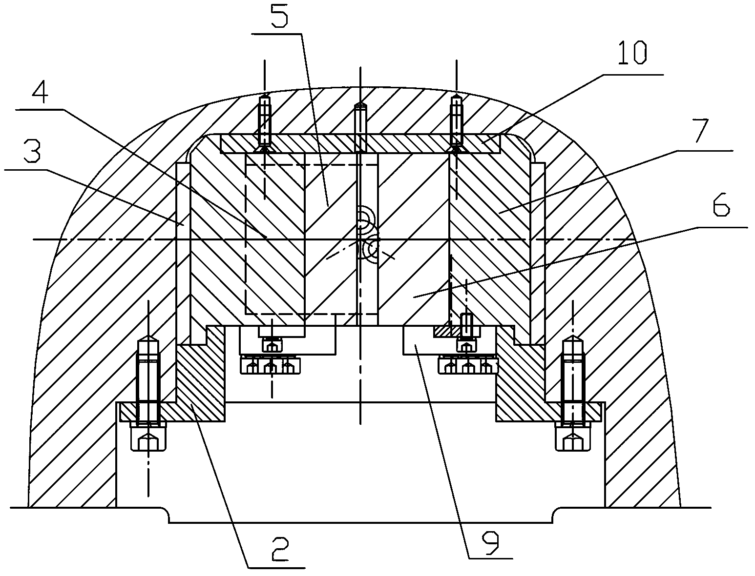 High-rigid clamp of testing machine