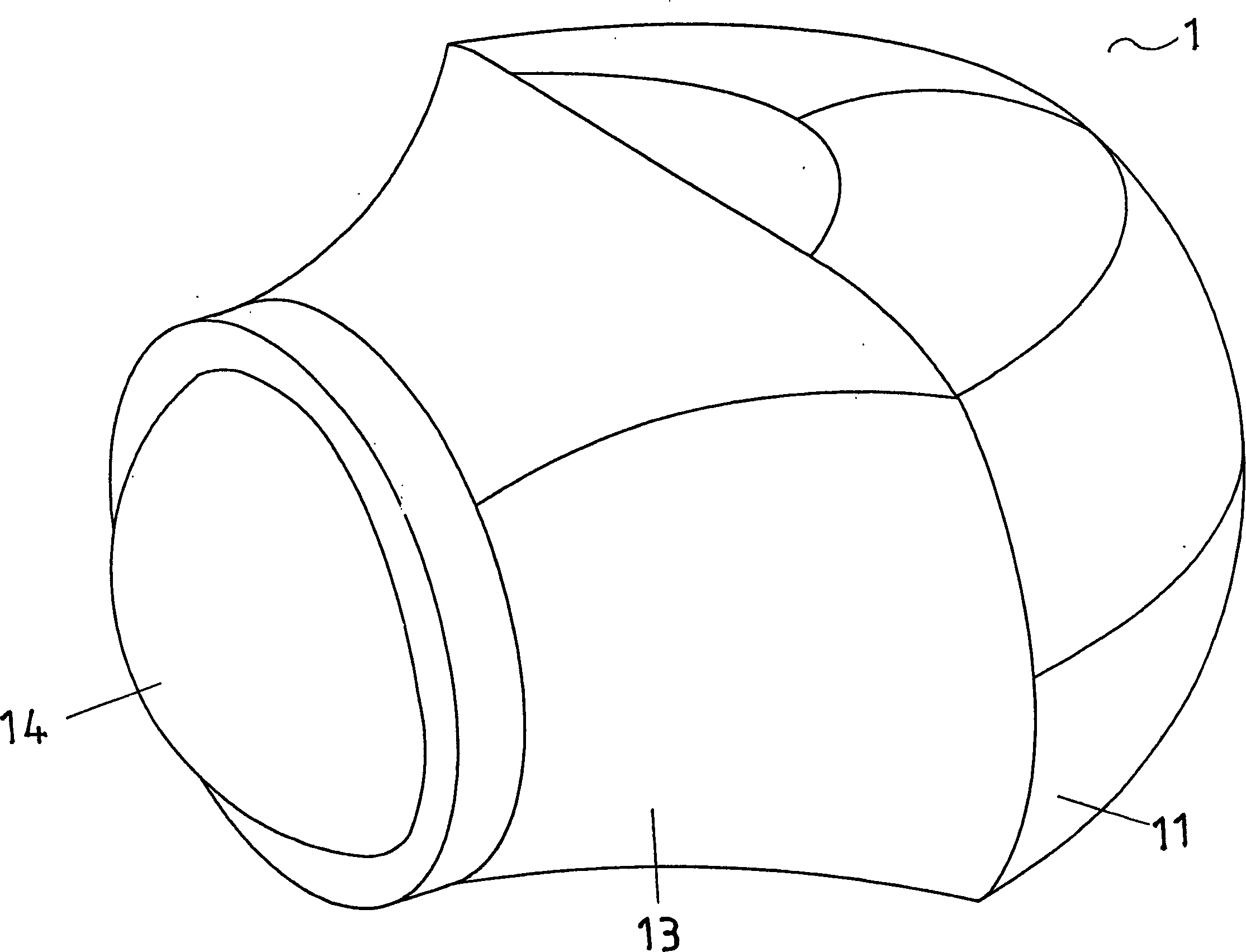 Light projection lens structure