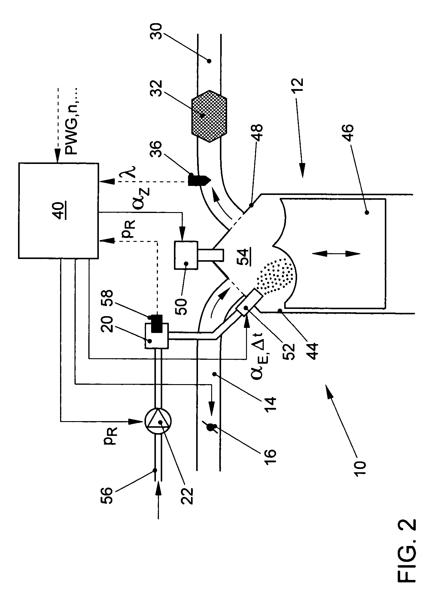 Method for controlling fuel injection and a motor vehicle