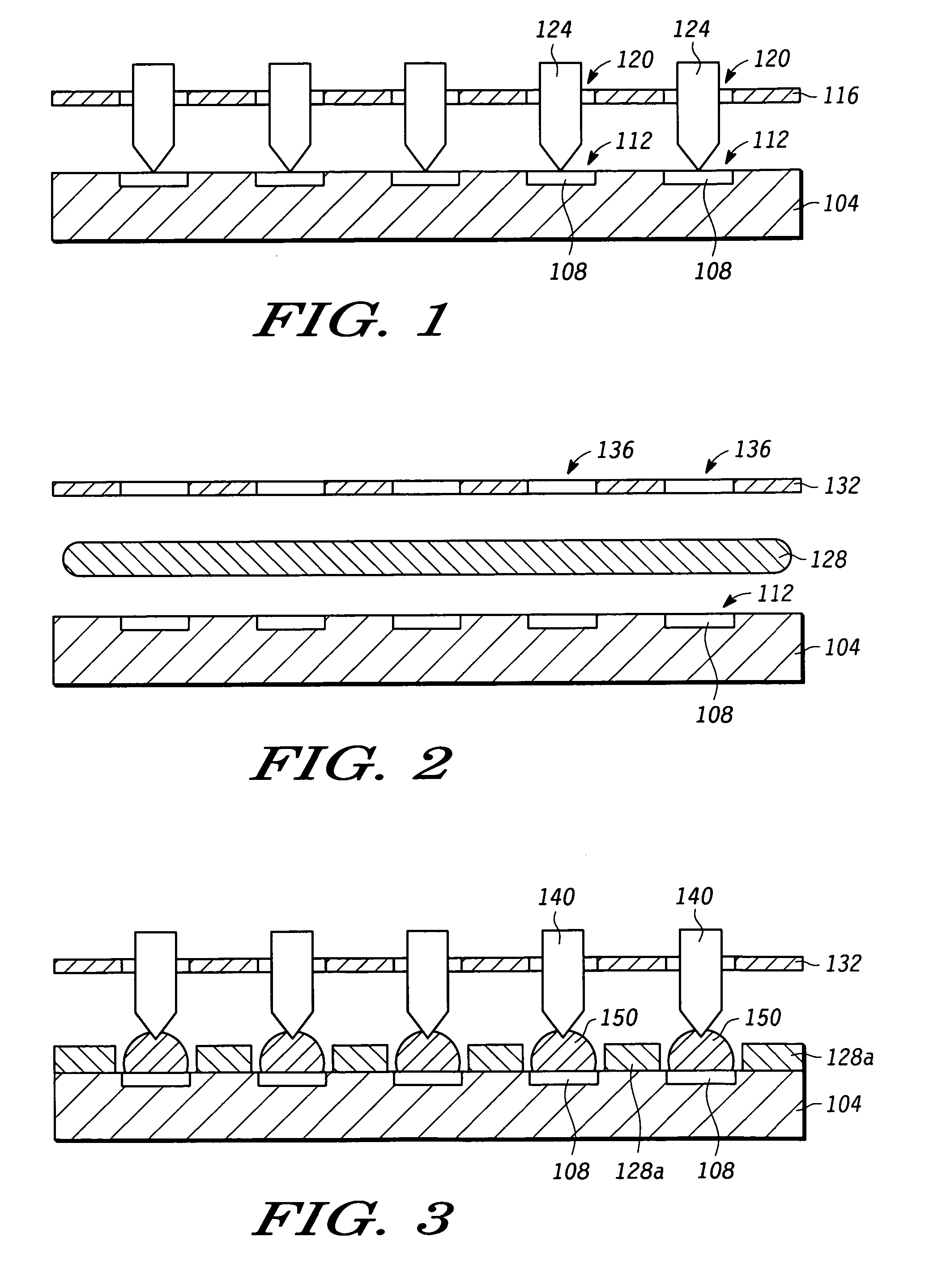 Method for forming multi-layer bumps on a substrate