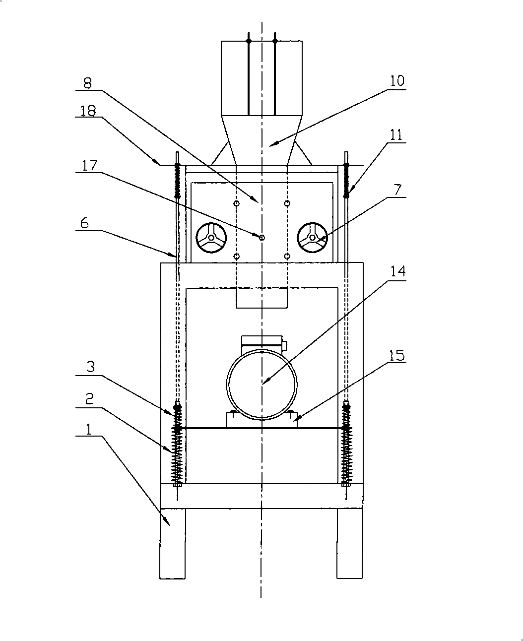 Anti-podal permanent magnetic high-intensity magnetic separator