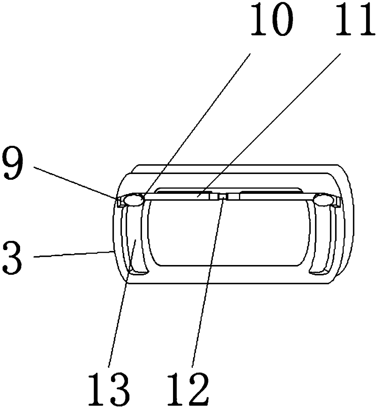 Multifunctional automobile reversing mirror