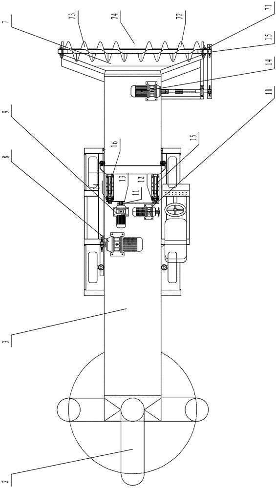 Combination conveying particle discharge machine