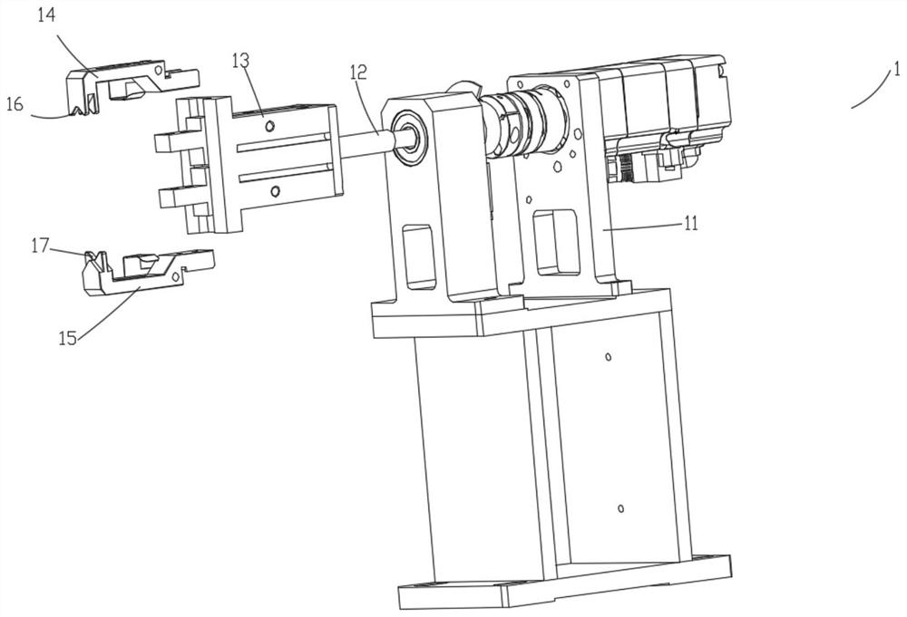 Plastic shell inserting device capable of automatically switching plastic shell jigs