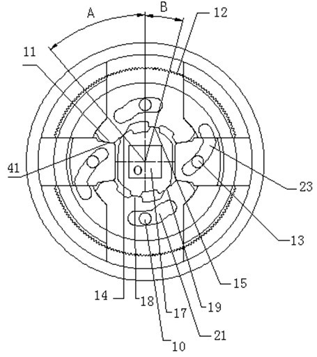 Seat angle adjusting device and seat