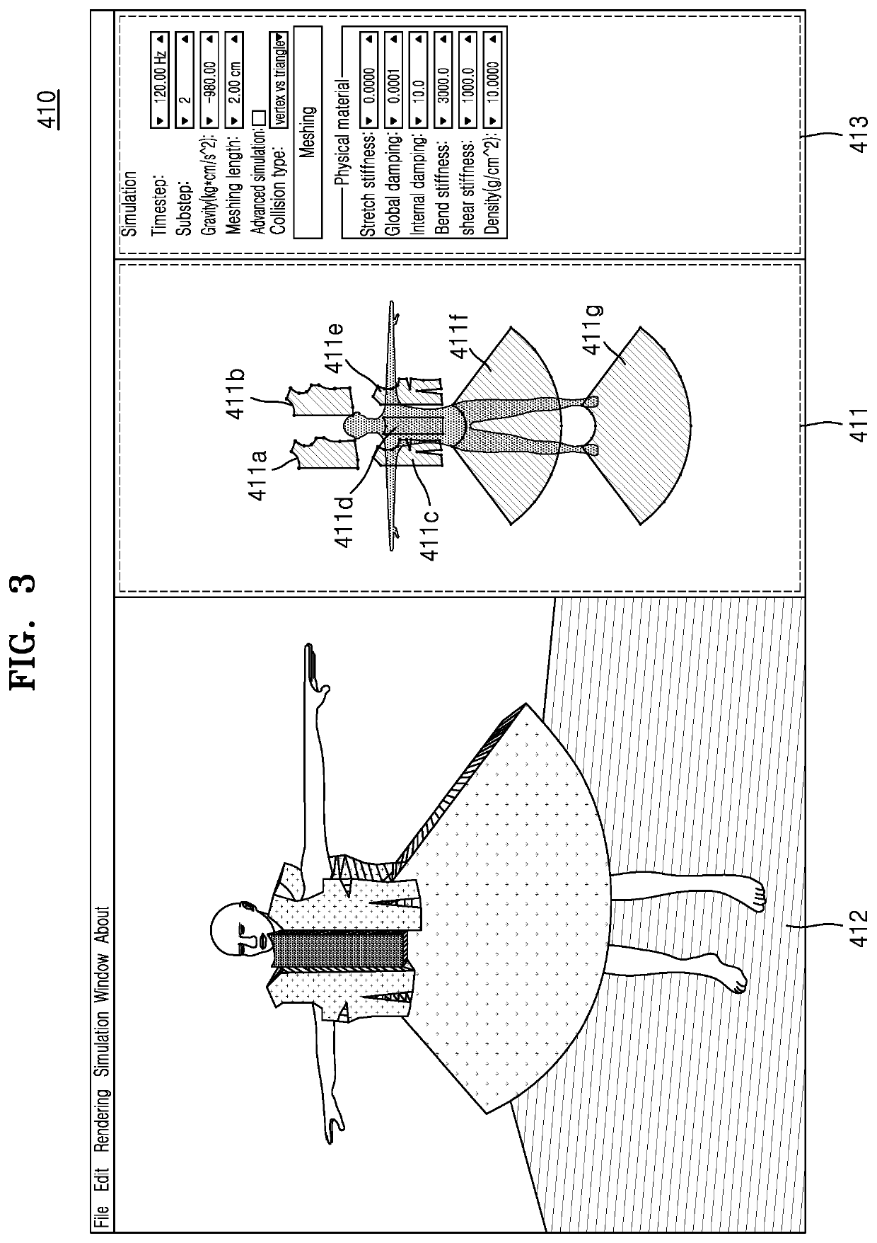 Three-dimensional (3D) modeling method of clothing