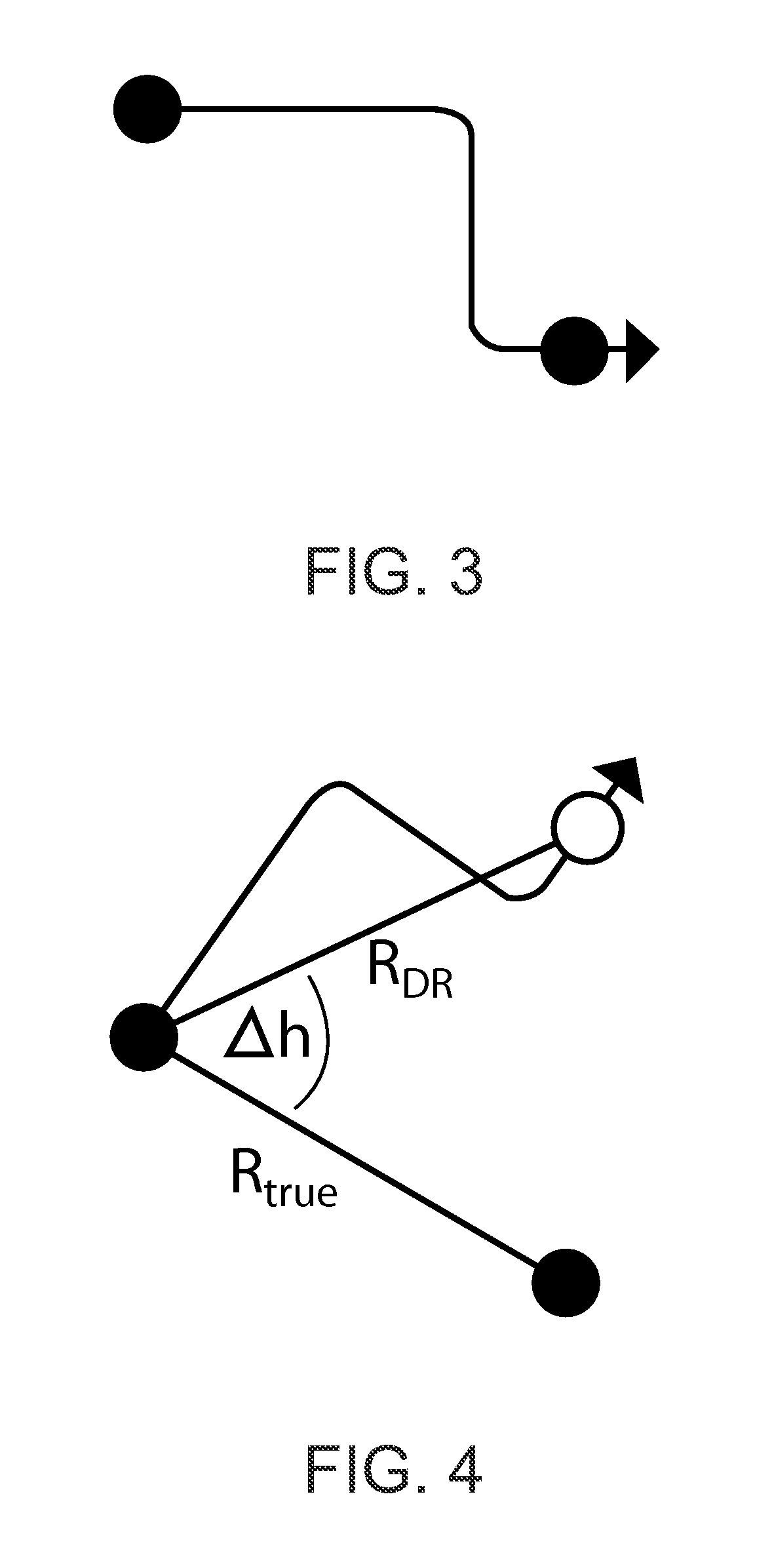 Dead reckoning based initialization of position and heading using discrete position indicators