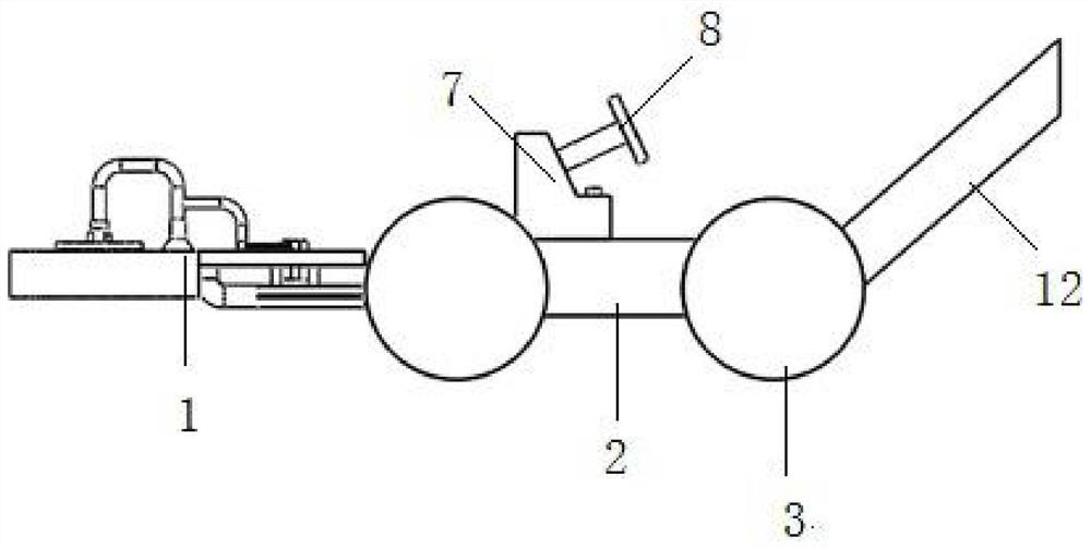 An agricultural multifunctional paddy field weeding device