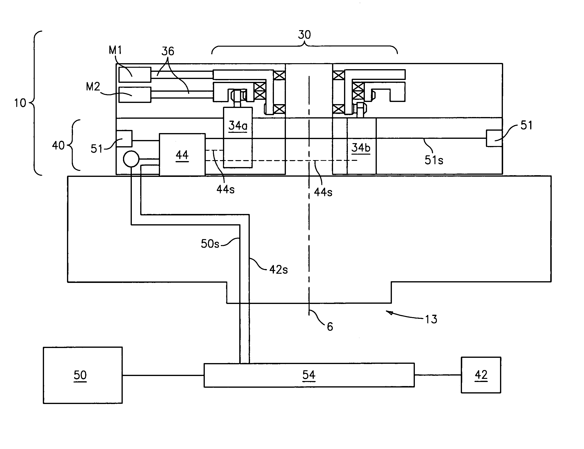 Active force generation system for minimizing vibration in a rotating system