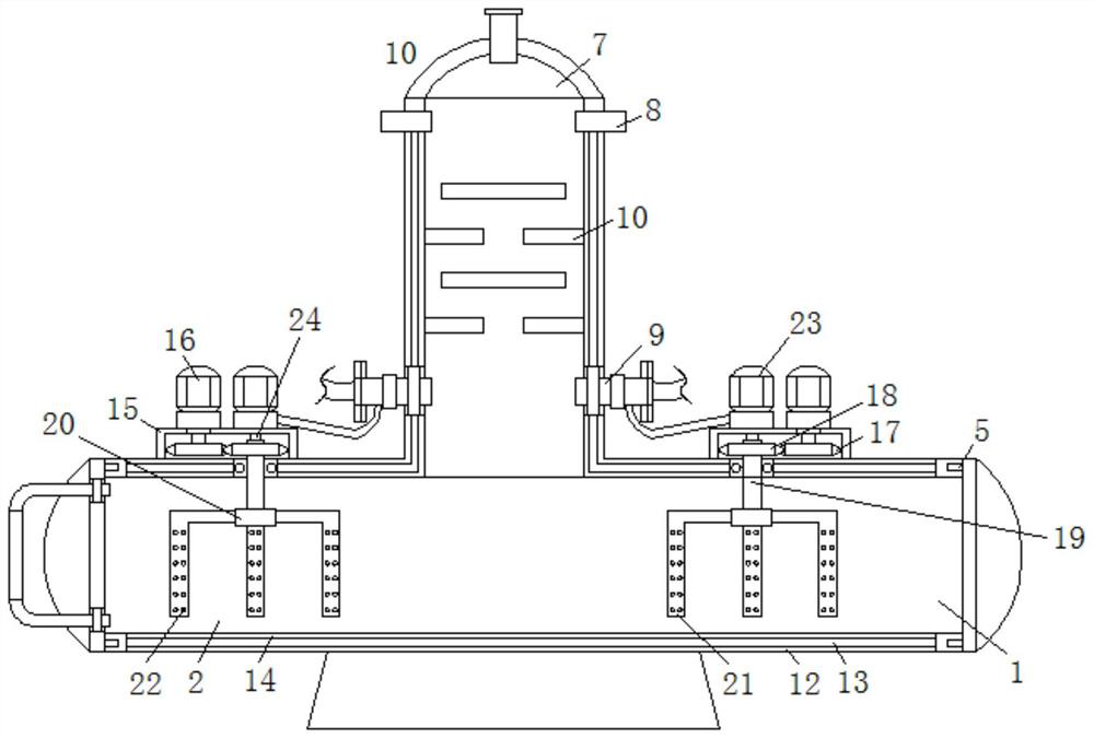 Low-heat-loss type deaerator for power plant boiler