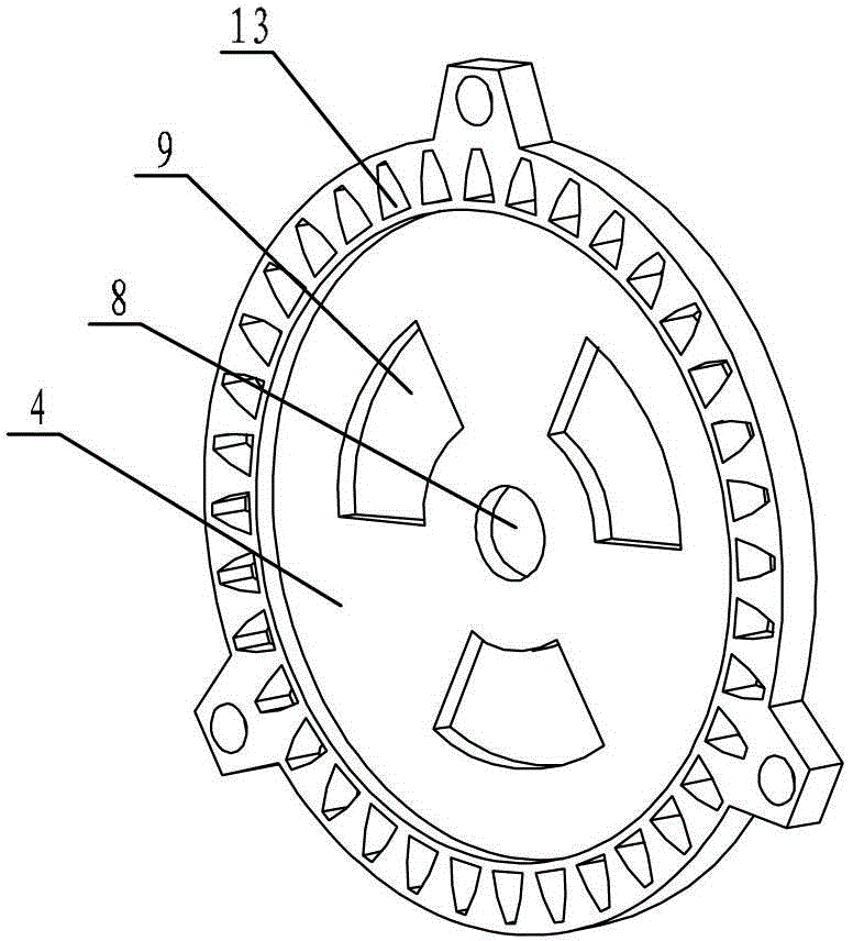 Multi-inner cavity U-shaped cooling system of motor