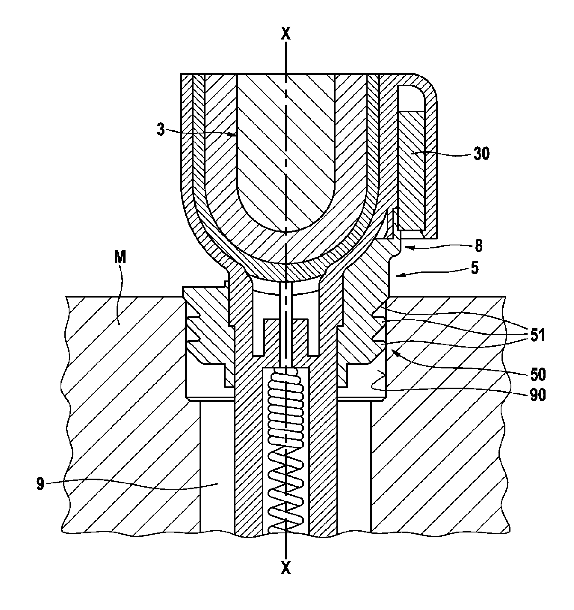 Ignition coil having coupling device