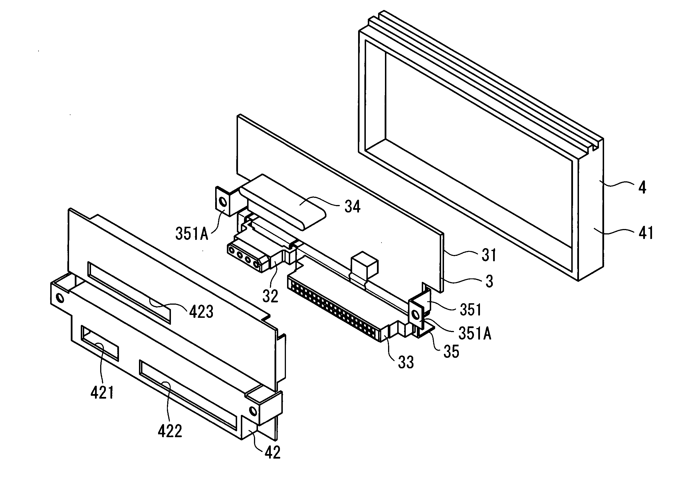 Connection device, connector unit, connectors, and electronic equipment