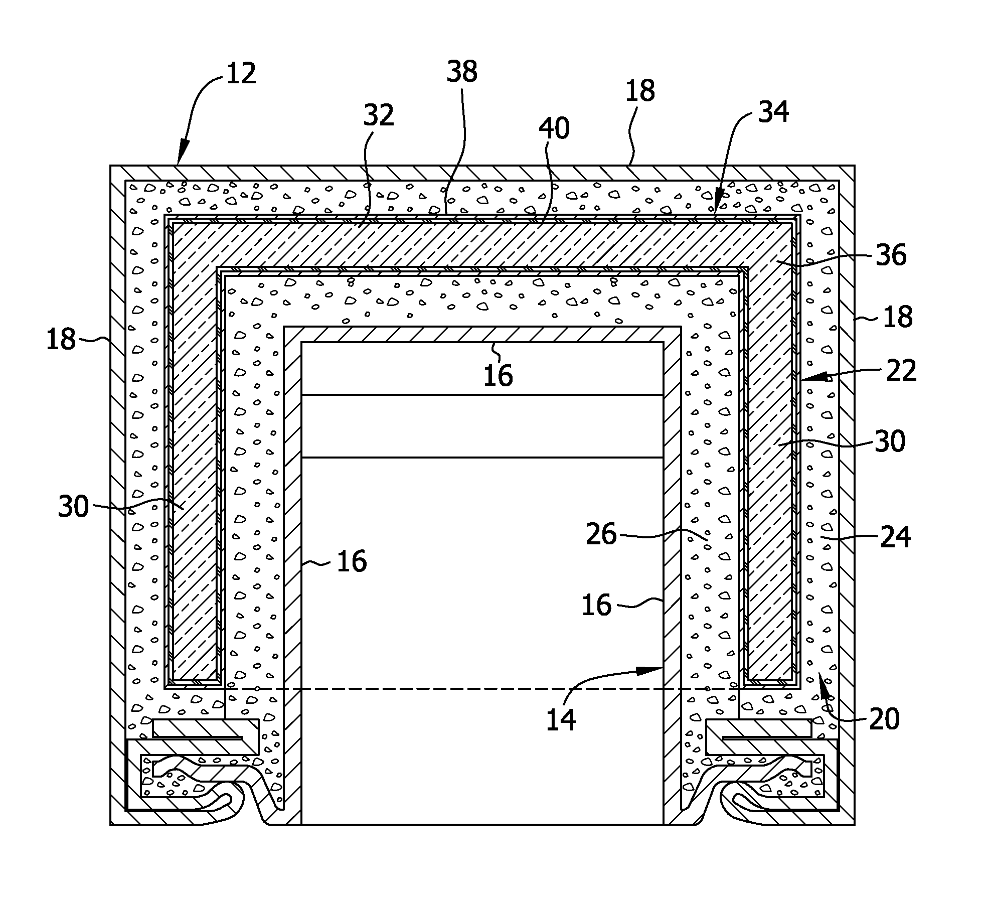 Method and apparatus for insulating a refrigeration appliance