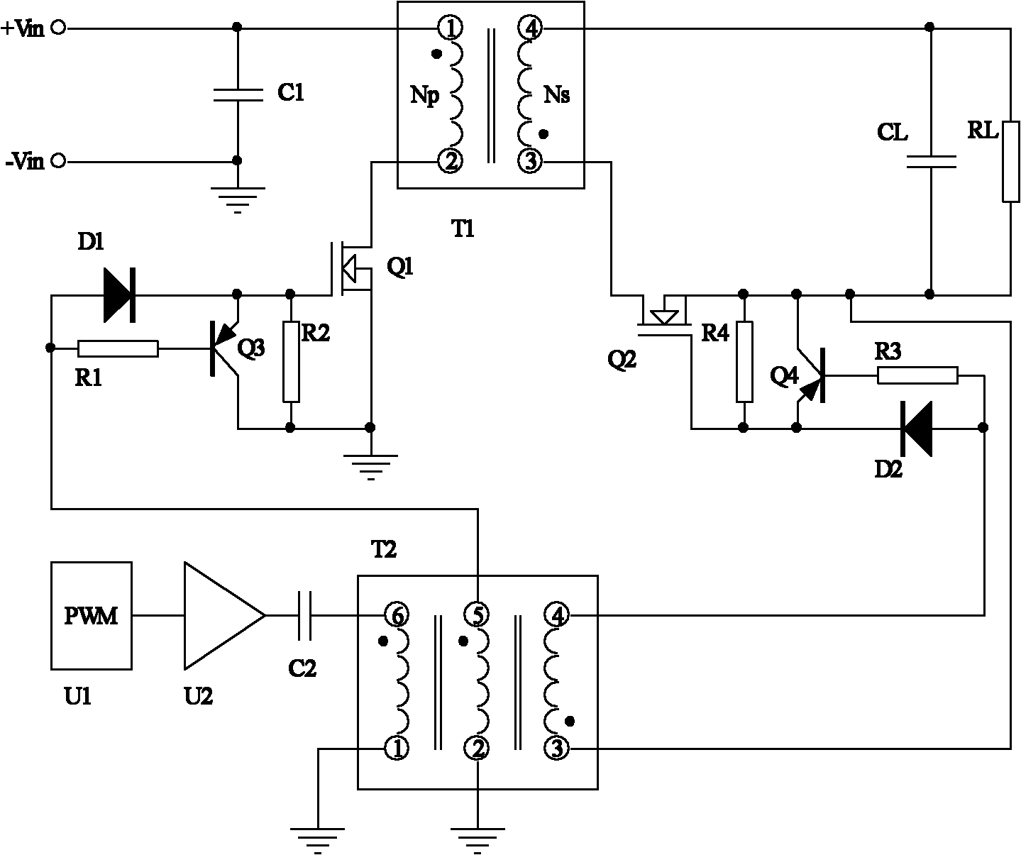 Synchronous rectification driving circuit of flyback converter