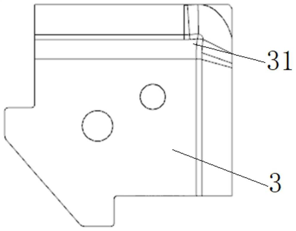 Process for forming sharp corner at rotating shaft of notebook shell
